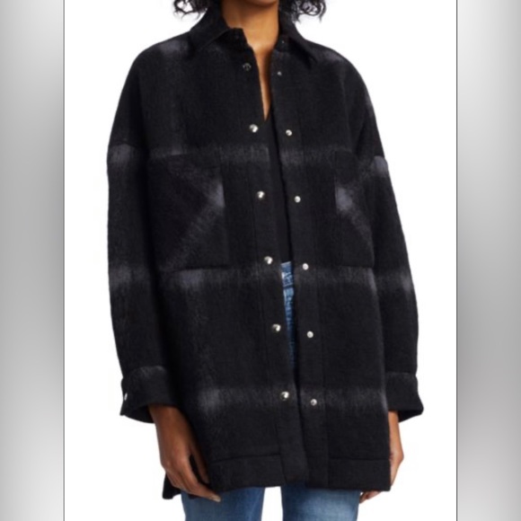 IRO Heldens Plaid Shacket - Picture 2 of 5